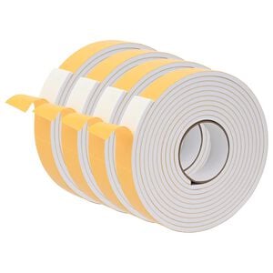 vidaXL Sj&auml;lvh&auml;ftande skumtape 4 st Vit 30mm x 5m CR skum