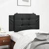 vidaXL Headboard Cushion "Zadar" Black 100 cm Faux Leather