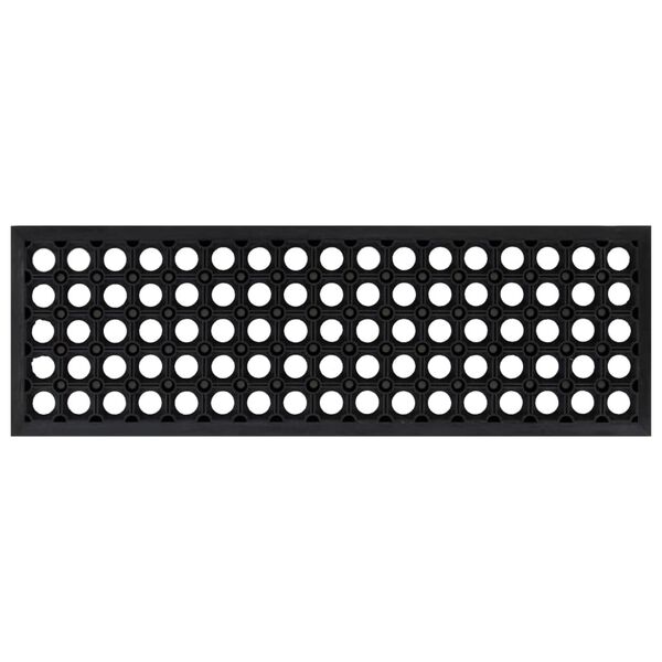 vidaXL Trappstegsmattor 10 st 25x75 cm gummi