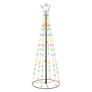 vidaXL Julgranskon f&auml;rgglad 108 LEDs 70x180 cm