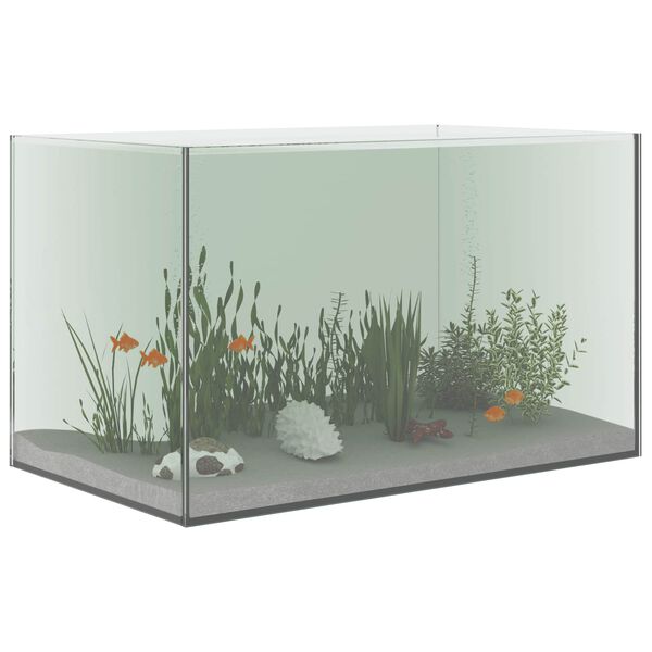 vidaXL Akvarium med lagring Transparent 50 x 30 x 30 cm Glas