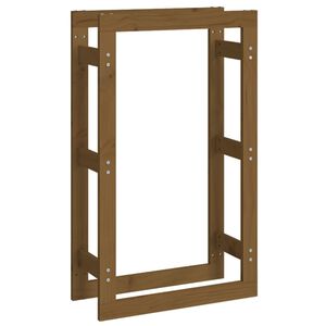 vidaXL Vedst&auml;ll honungsbrun 60x25x100 cm massiv furu
