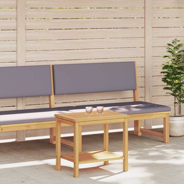 vidaXL Sidobord Olivenatur 50 x 35 x 45 cm Massivt Akaciatr&auml;