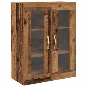 vidaXL V&auml;ggsk&aring;p Gammalt tr&auml; 69,5 x 34 x 90 cm Konstruerat tr&auml;