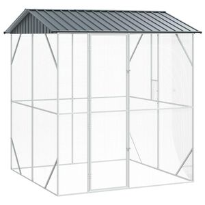 vidaXL F&aring;gelbur Antracit 215 x 208 x 247 cm
