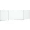 vidaXL Magnetisk whiteboard hopf&auml;llbar 200x60x1,7 cm aluminium