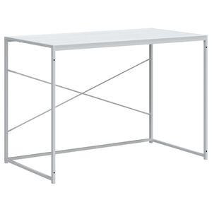 vidaXL Datorbord vit 110x60x70 cm sp&aring;nskiva