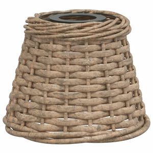vidaXL Taklampsk&auml;rm brun &Oslash;15x12 cm korgmaterial
