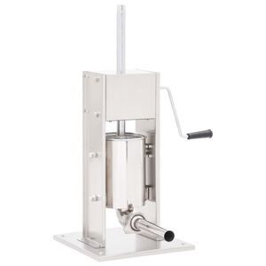 vidaXL Manuell korvstoppare 3 L rostfritt st&aring;l