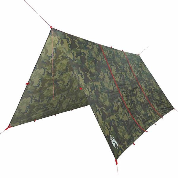 vidaXL Tarp kamouflage 451x420 cm vattent&auml;t