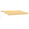 vidaXL Utdragbar markis Sand 2,5 x 2 m tyg