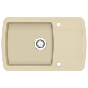 vidaXL Diskho granit enkel beige