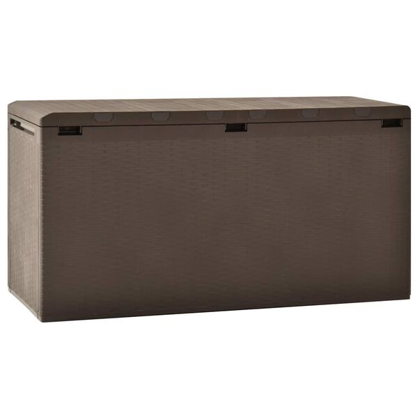 vidaXL Dynbox brun 114x47x60 cm