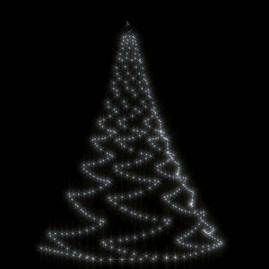 vidaXL H&auml;ngande julgran med metallkrok 720 LED kallvit 5 m inne/ute