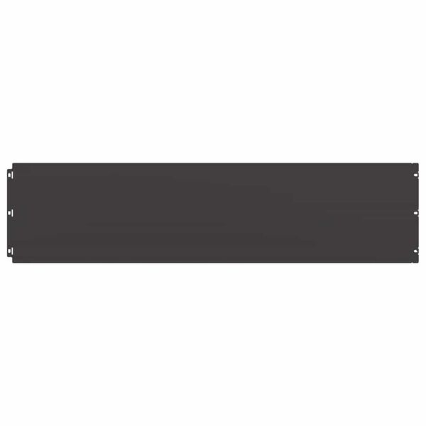 vidaXL Rabattkanter 20 st svart 25x103 cm kallvalsat st&aring;l