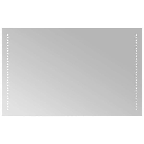 vidaXL Badrumsspegel LED 80x50 cm
