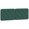 vidaXL Bed Frame without Mattress Dark Green 140x200 cm Velvet