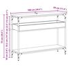 vidaXL Konsolbord artisan ek 100 x 29 x 75 cm Konstruerat trä