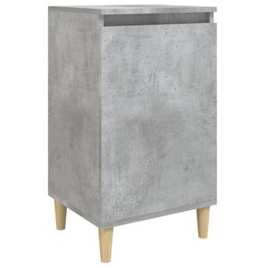 vidaXL S&auml;ngbord betonggr&aring; 40x35x70 cm konstruerat tr&auml;
