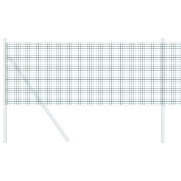 vidaXL Svetsat trådstängsel Grön 0.8 x 50 m Stål