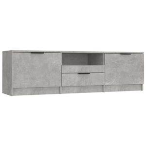 vidaXL Tv-b&auml;nk betonggr&aring; 140x35x40 cm konstruerat tr&auml;