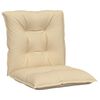 vidaXL Stolsdynor 4 st beige 100x50x7 cm tyg