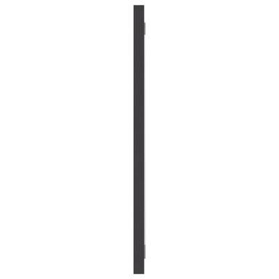 vidaXL Badrumsspegel grå 90x1,5x37 cm spånskiva