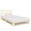 vidaXL Palls&auml;ng utan madrass massiv furu 100x200 cm