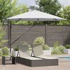 vidaXL Cantilever bananparasol Sand 294 x 294 x 248 cm