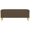 vidaXL Bänk brun 100x35x41 cm tyg