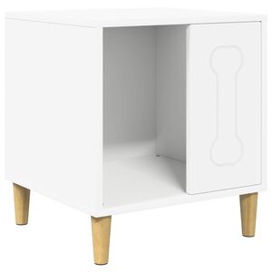 vidaXL Hundhus Vit 44 x 42 x 49 cm Konstruerat tr&auml;