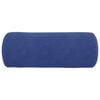 vidaXL Bolsterkuddar 2 pcs Polisblå Ø 15 x 40 cm Kordread tyg