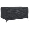 vidaXL M&ouml;bel&ouml;verdrag Enf&auml;rgad Svart 172 x 113 x 73 cm 210D