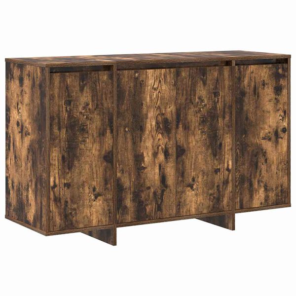 vidaXL Sideboard R&ouml;kf&auml;rgad ek 120 x 41 x 75 cm Konstruerat tr&auml;