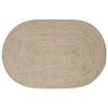 vidaXL Omr&aring;desmattor Vit 100 x 152 cm Jute