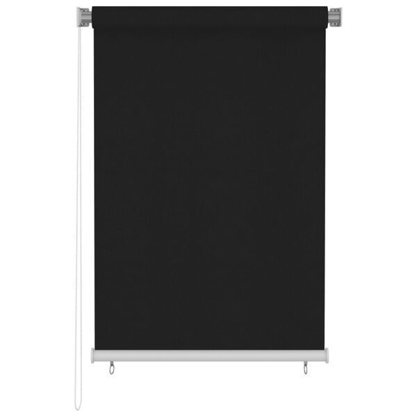 vidaXL Rullgardin utomhus 100x140 cm svart