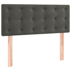 vidaXL S&auml;nggavel m&ouml;rkgr&aring; 90x5x78/88 cm sammet