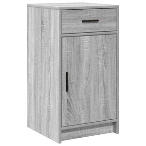vidaXL Sideboard med l&aring;da Gr&aring; Sonoma 40 x 40,5 x 75 cm Konstruerat tr&auml;