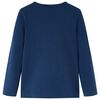 T-shirt med l&aring;nga &auml;rmar f&ouml;r barn marinbl&aring; 116