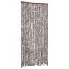 vidaXL Insektsdraperi brun och vit 100x220 cm chenille