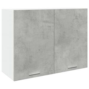 vidaXL V&auml;ggsk&aring;p &ldquo;Lyon&rdquo; betonggr&aring; 80x31x60 cm konstruerat tr&auml;