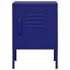 vidaXL Nattduksbord marinblå 35x35x51 cm stål