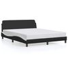 vidaXL S&auml;ngram Dover svart och vit 152x203 cm konstl&auml;der