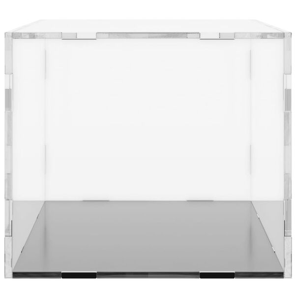 vidaXL Displaylåda transparent 34x16x14 cm akryl