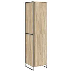 vidaXL Garderob Sonoma 50 x 50 x 200 cm Konstruerat tr&auml;