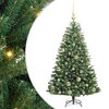 vidaXL Plast Hingad Julgran Gr&ouml;n 120 cm PVC och metall