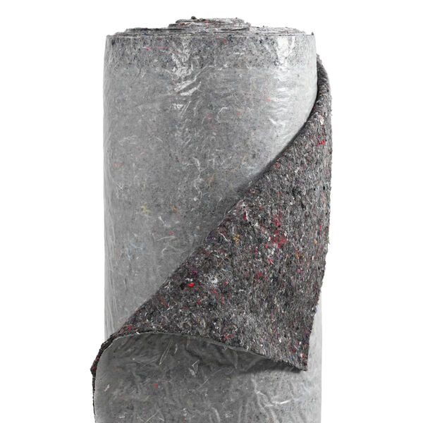 vidaXL Poolfleece Grå 1 x 10 m Polyester och bomull