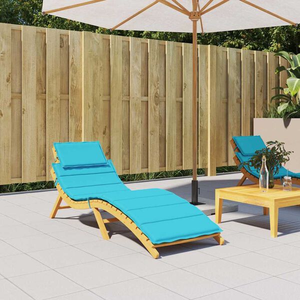 vidaXL Sols&auml;ngsdyna turkos oxfordtyg