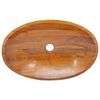 vidaXL Handfat massiv teak 60x40x10 cm