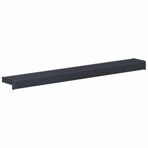 vidaXL F&ouml;nsterbr&auml;da Anthracit med tr&auml;&aring;dring 100 x 10 x 4,5 cm PVC